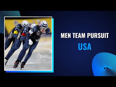 🇺🇸 USA Takes Gold | Men Team Pursuit | Salt Lake City 2025 | #speedskating