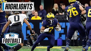 Purdue vs. Michigan | Highlights | Big Ten Football Championship | Dec. 3, 2022 Purdue vs. Michigan | Highlights | Big Ten Football Championship | Dec. 3, 2022