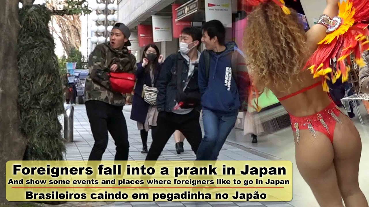 Foreigners and Brazilians fall into a Prank in Japan