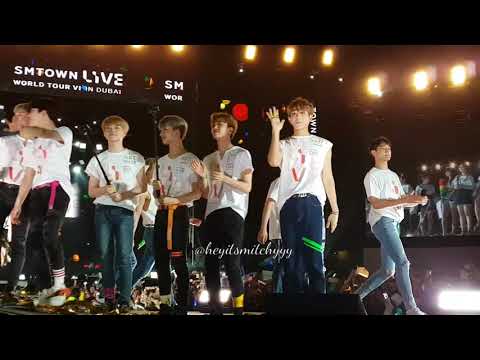 [FANCAM] SMTOWN in DUBAI 06042018 - ENDING
