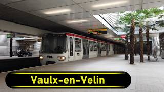 Metro Station Vaulx-en-Velin - Lyon 🇫🇷 - Walkthrough 🚶