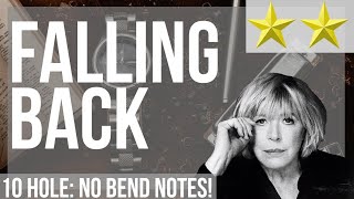 How to play Falling Back by Marianne Faithfull on Diatonic Harmonica 10 Holes (Tutorial)