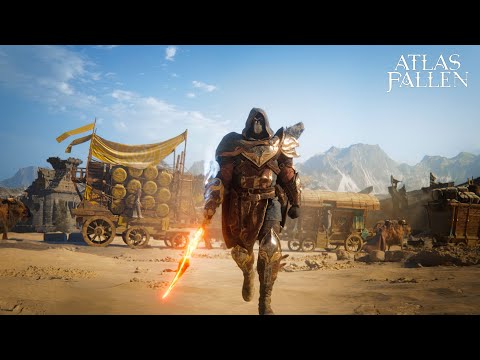 ATLAS FALLEN PC 4K Walkthrough Gameplay Part 3 - MARAUDER BOSS (FULL GAME)