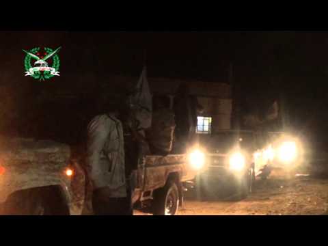 توجه عناصر لواء أحرار إنخل على جبهة الشيخ مسكين في ريف درعا