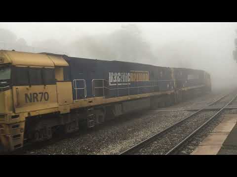 1PM6 arriving at Belair in the fog