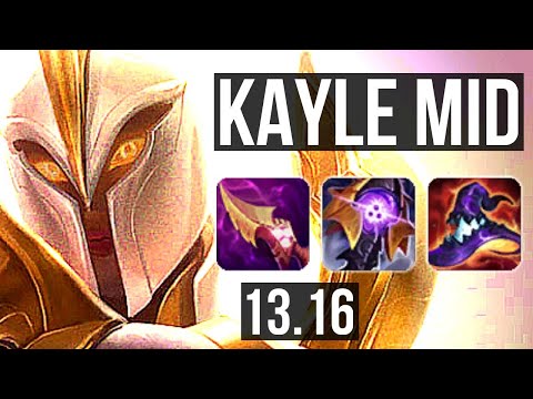 KAYLE vs EKKO (MID) | 8/1/6, Legendary, 400+ games, 1.0M mastery | EUW Grandmaster | 13.16