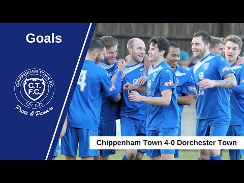 GOALS: Chippenham Town 4-0 Dorchester Town | 2016/17 Southern League
