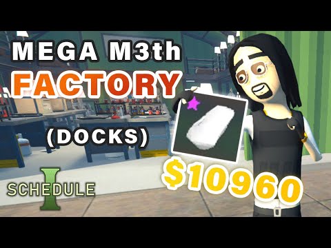 How to Make MEGA Automated M3th Factory | Docks Warehouse Guide ► Schedule 1