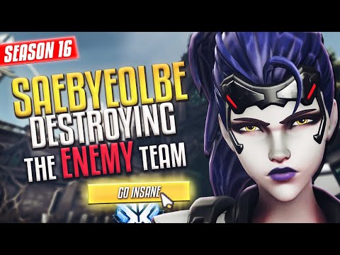 Saebyeolbe WRECKING Enemy Team with WIDOWMAKER (NYXL) [S16 TOP 500]
