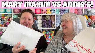 Crochet Kits Annies Versus Mary Maxim UNBOXING! - Let's Take a Look!