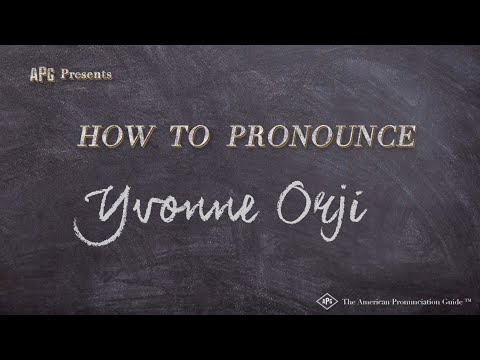 How to Pronounce Yvonne Orji (Real Life Examples!)