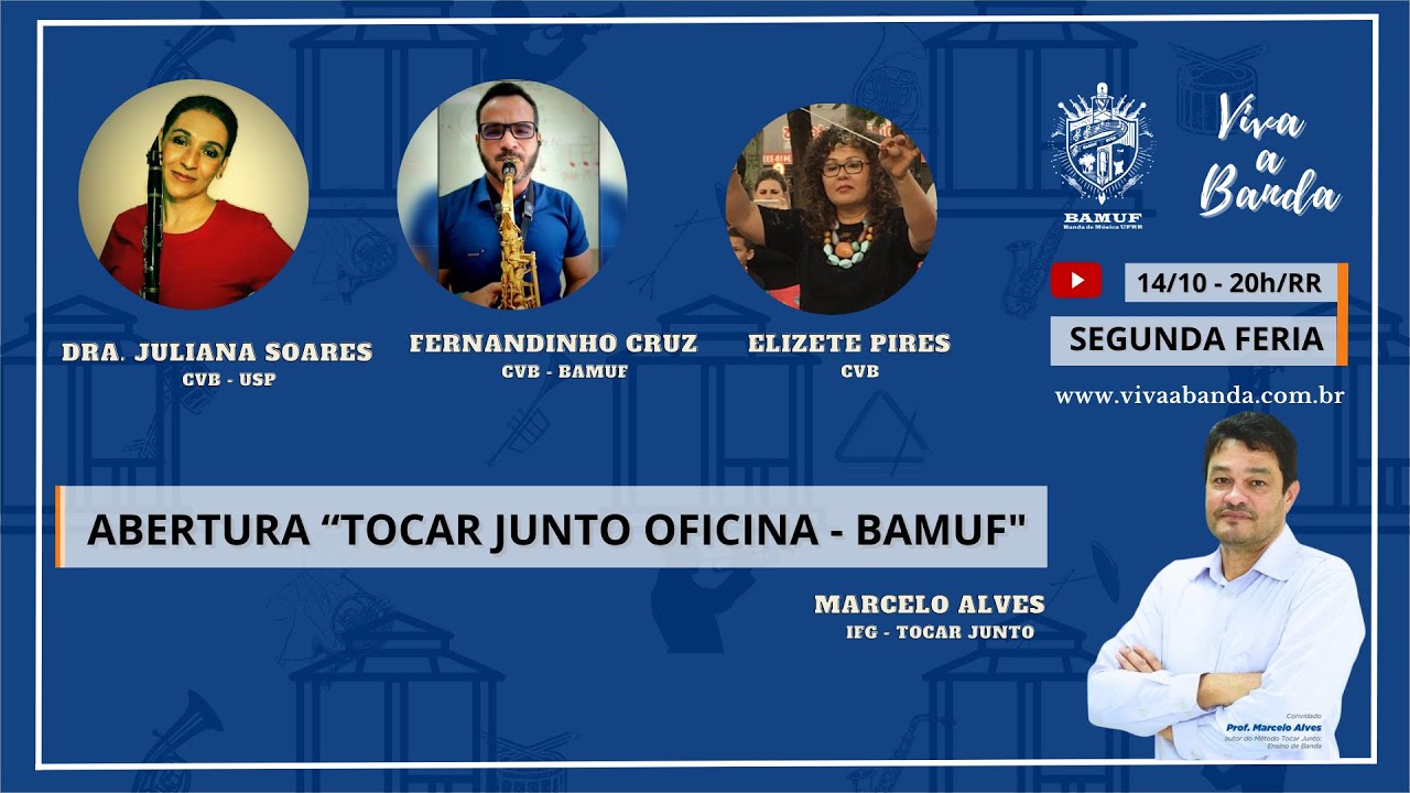 Live 38 - Tocar Junto Oficina - BAMUF Prof. Ms. Marcelo Alves