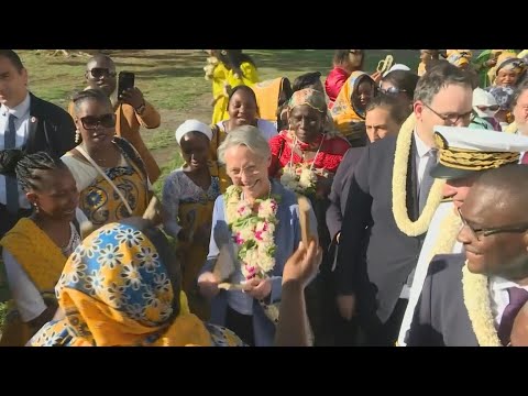Video Thumbnail: French PM Borne arrives in overseas territory of Mayotte | AFP