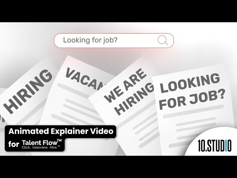 AI-Driven Recruitment Platform Animated Explainer Video Sample | 10 Studio