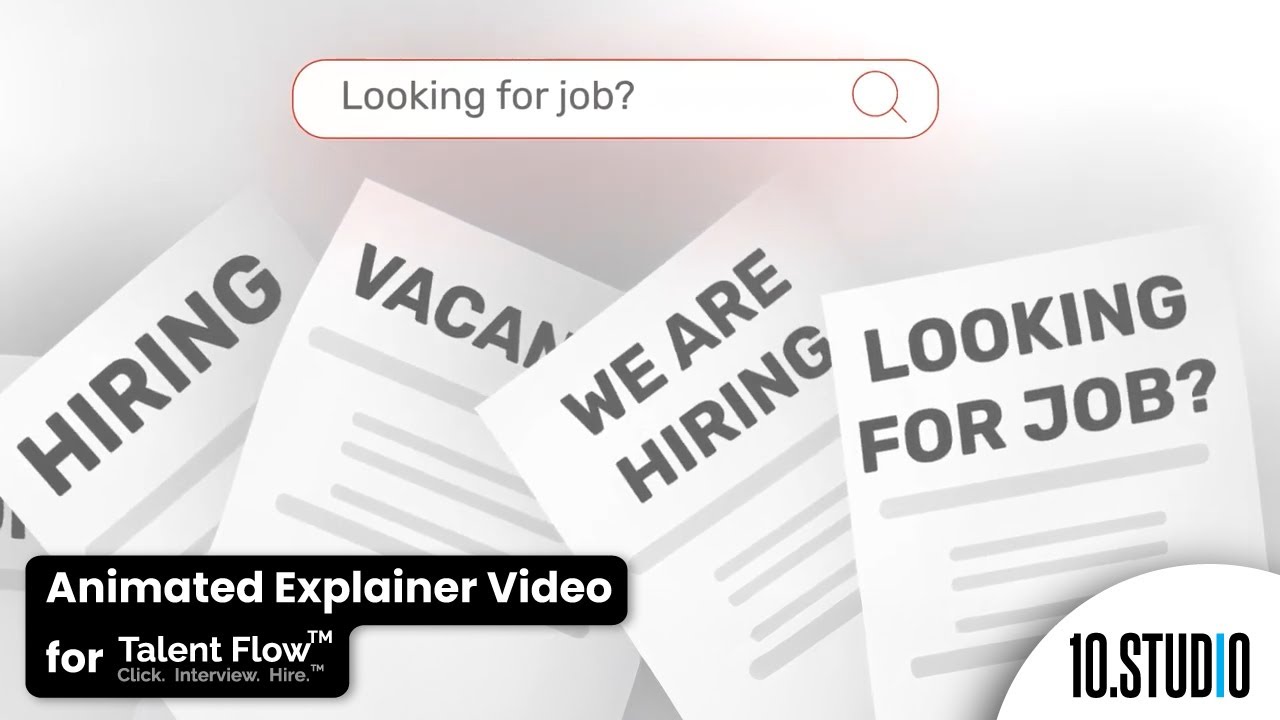 AI-Driven Recruitment Platform Animated Explainer Video Sample | 10 Studio
