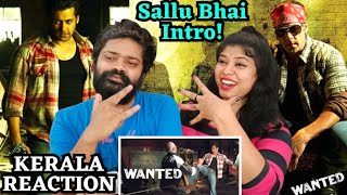 WANTED INTRO FIGHT SCENE REACTION | Malayalam | Salman Khan | Prabhu Deva | Ayesha Takia Prakash Raj