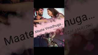 Maate Vinadhuga song WhatsApp status || Taxiwaala movie | Vijay Devarakonda | Sid Sriram | Jawalkar