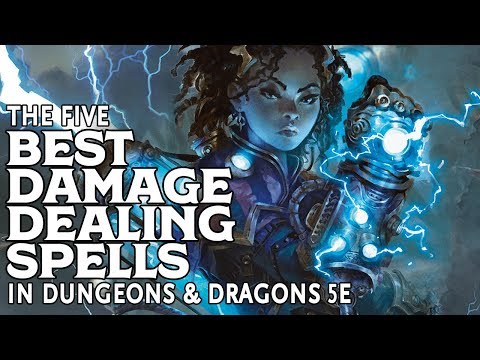 The Five Best Damage Dealing Spells in Dungeons and Dragons 5e