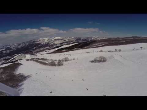 Tazawako skiing Airshot 20150308-1