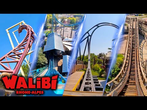 All Roller Coasters at Walibi Rhône-Alpes 2024 🇫🇷