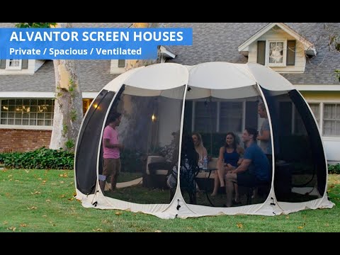 Alvantor | Schnell aufbaubarer Faltpavillon, steht in 30 Sekunden