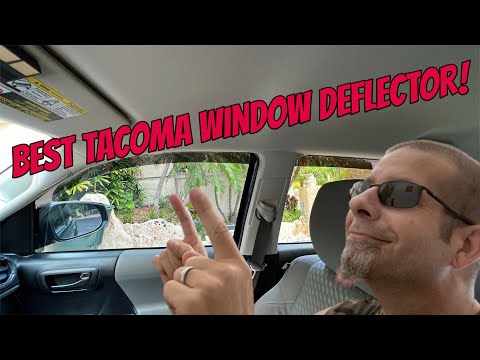 WeatherTech Side Window Deflectors for the New Toyota Tacoma
