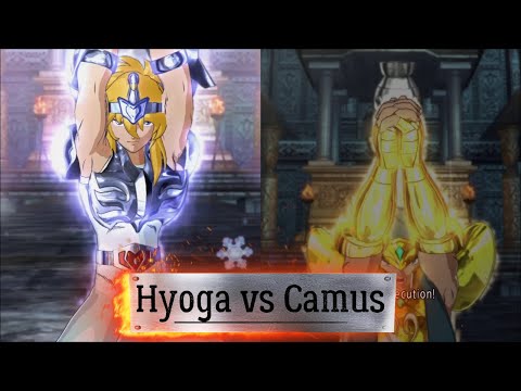 Saint Seiya: Soldiers Soul - Hyoga (New Bronze Cloth) vs Camus (Gold Cloth) (5 Round)