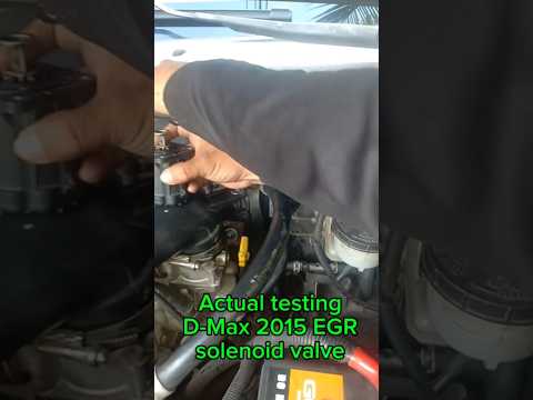 Actual testing in EGR valve solenoid. #highlights #egr #solenoid #actualtesting #egrvalve #test