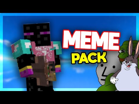 Using the MOST CURSED Texture Pack... | Meme Texture Pack Review