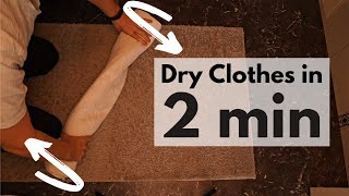How to Dry Clothes FAST (Quick Method That Actually Works)