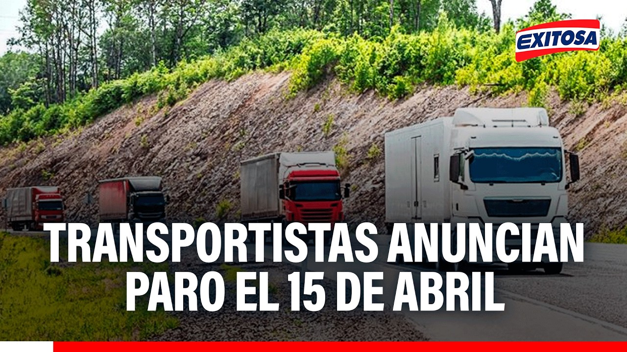 🔴🔵 Transportistas anuncian paro el 15 de abril si el Gobierno no aprueba subsidio