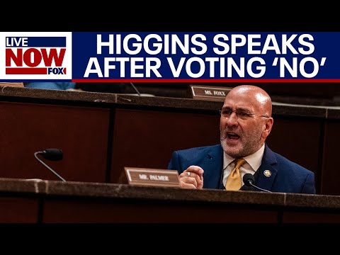 Video | Rep. Higgins speaks after voting 'No' to release Epstein files