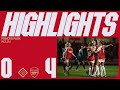 HIGHLIGHTS | London City Lionesses vs Arsenal (0-4) | Lacasse (x2) Little and Russo | Conti Cup