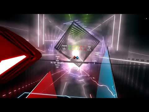 Beat Saber- This makes me wanna die (Northern limit, but it's on a loop )+ 200% speed + Faster Song