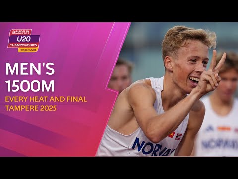 Nimble Norwegians Triumph! 🇳🇴 EVERY Heat & Final of the Men's 1500m | Tampere 2025