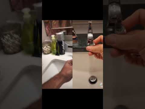 How to clean a faucet aerator! Drinking water making people sick #shorts #plumbing #handyman