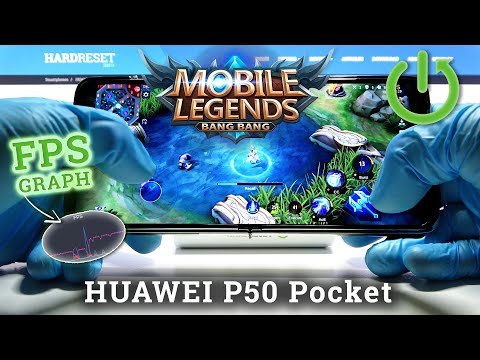 Huawei P50 Pocket Game TEST + FPS GRAPH - Mobile Legends |  FOLD SCREEN 120Hz 🔥