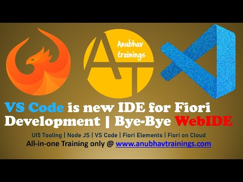 End to End Fiori Development on VS Code | Fiori Tooling | Use VS Code instead of WebIDE | Fiori Dev