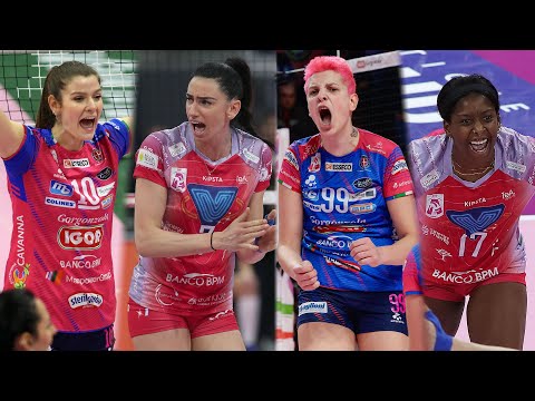 ALL "MEGA RALLY" of the Match Novara - Milano | Lega Volley Femminile 2022/23