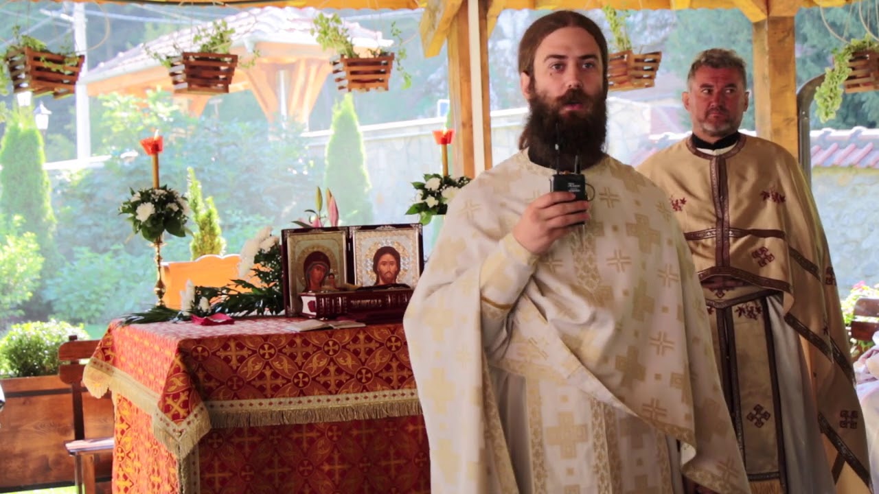 Беседа јеромонаха Петра на празник усековања главе Св. Јована Крститеља 2020