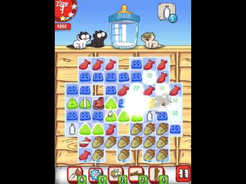 Simons Cat - Crunch Time - Level 155 - No Boosters (by match3news.com)