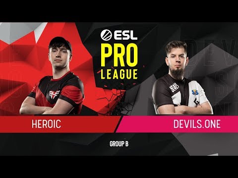 CS:GO - Heroic vs. devils.one [Train] Map 1 - Group B - ESL Pro League Season 9 Europe
