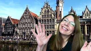 Beautiful GHENT BELGIUM! Weekend Visit! GENT Tourist and Travel Sprig Barton