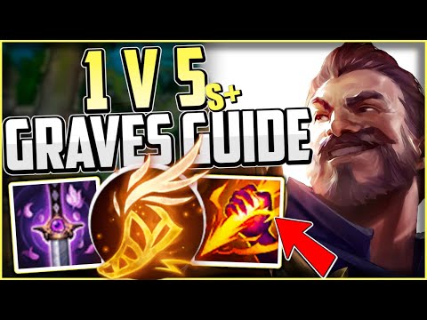 Graves 1v5 Jungle Guide Season 12 | How to Play Graves Jungle + Best Build/Runes League of Legends