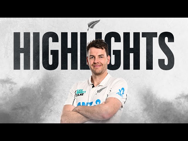 Duffy takes Maiden Test 5fer! | Highlights | New Zealand v West Indies | 1st Test Day 2