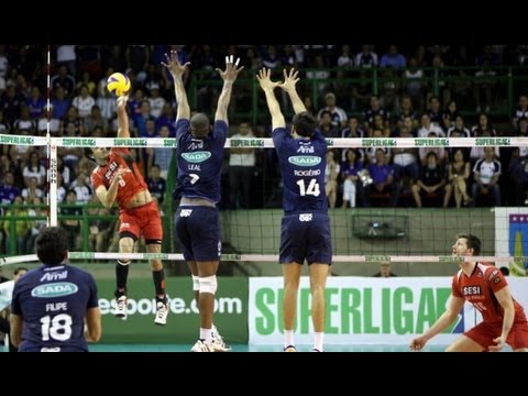 SADA CRUZEIRO 3 X O SESI SP - 1ºJG SEMIFINAL - SL MASCULINA 12/13