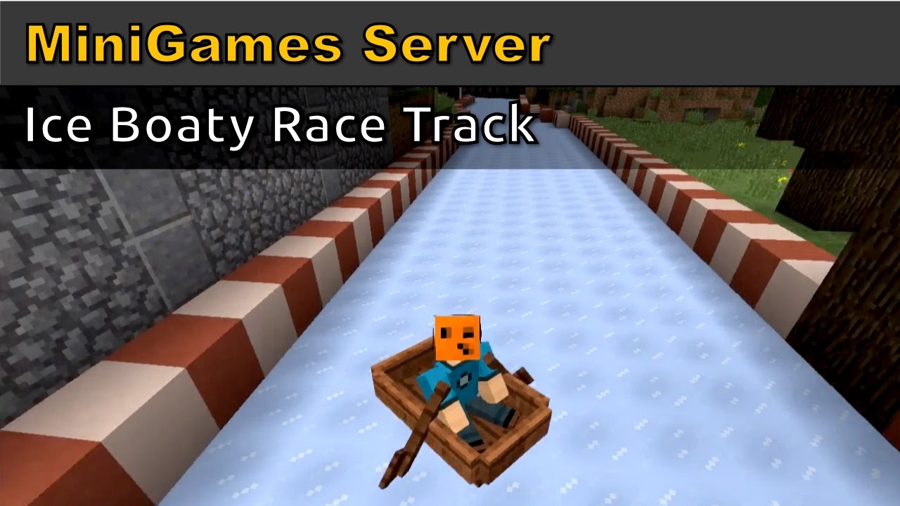 Minecraft Ice Boaty Race Track
