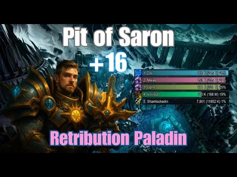 Pit of Saron +16 | Herald Retribution Paladin | Midnight Beta AFTER dungeon scaling