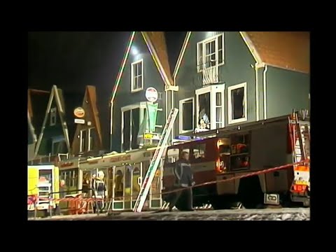 Nos journaal - Berichtgeving Cafébrand Volendam (1-1-2001)