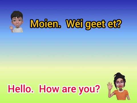 Learn Luxembourgish: Lesson 2 - Basic Q & A